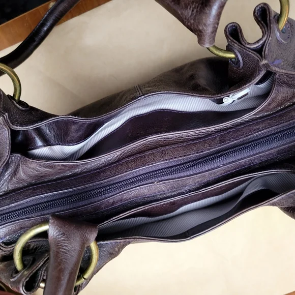 RADLEY LONDON Dark Brown Leather Shoulder Bag - Picture 10 of 13